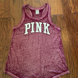 Like new Pink racerback tank top size Small